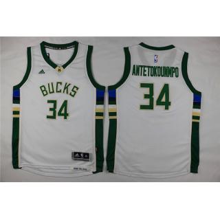 Giannis Antetokounmpo, Milwaukee Bucks [Blanca] -NIÑOS